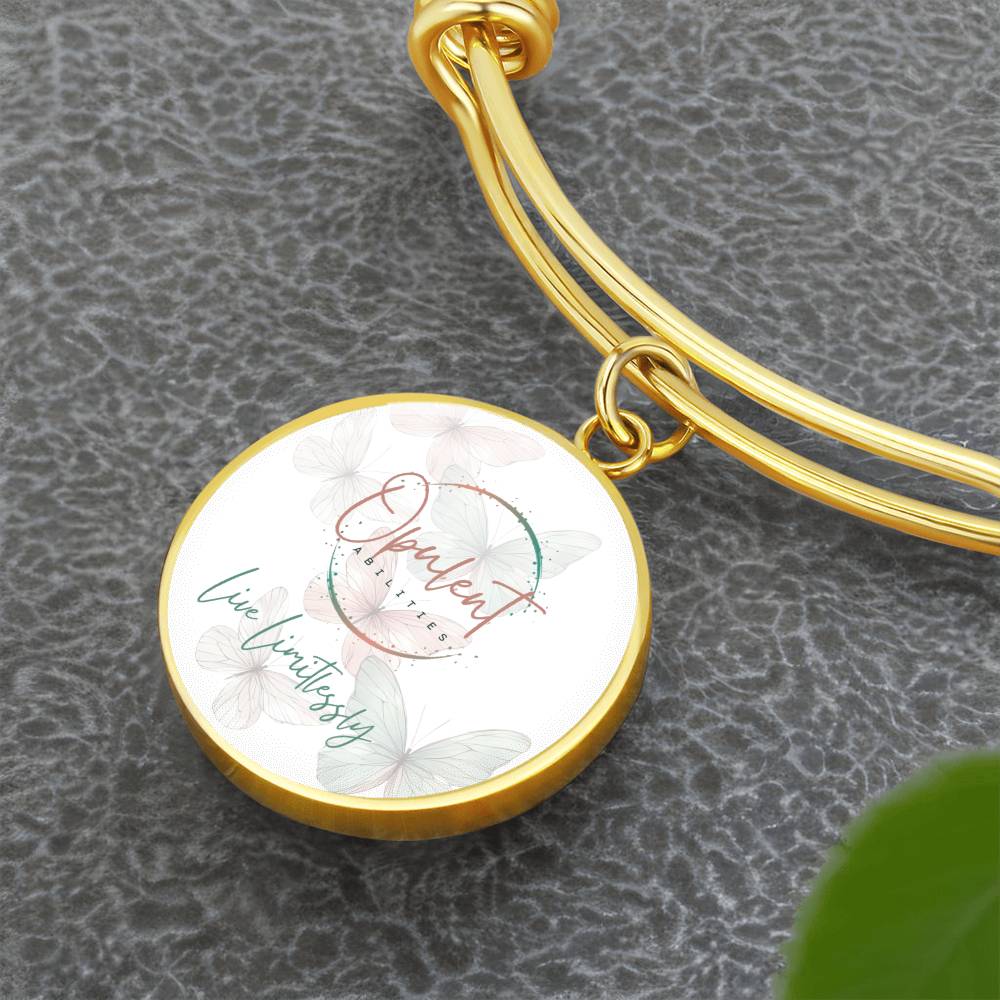 Opulent Bangle - Butterfly Logo