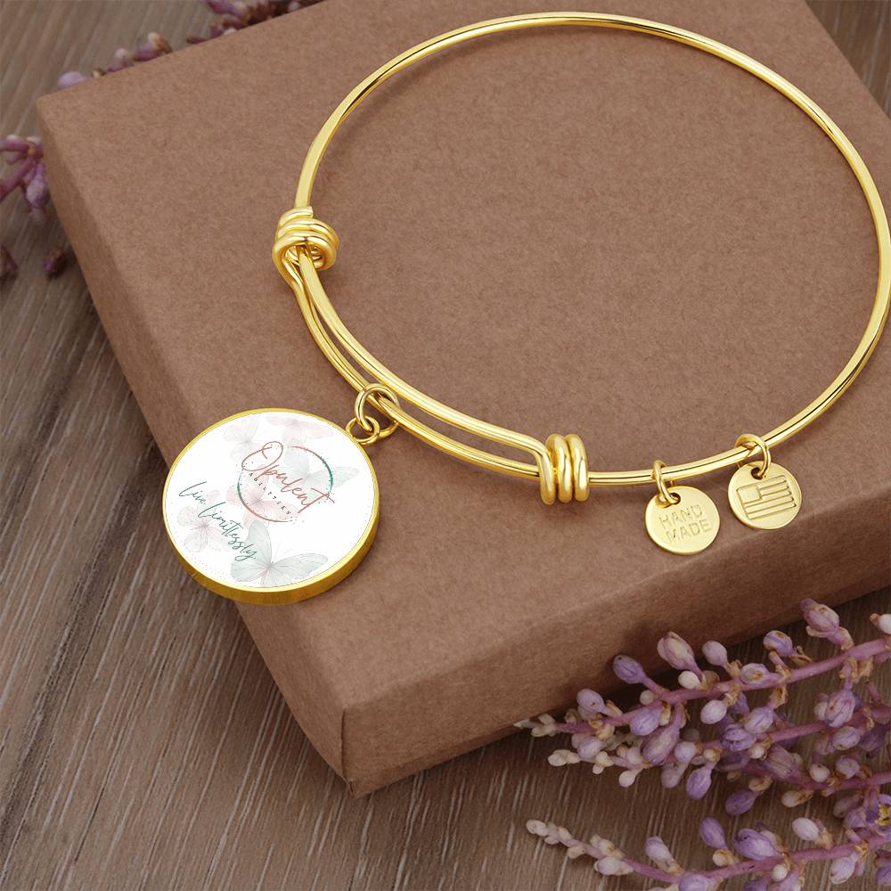 Opulent Bangle - Butterfly Logo