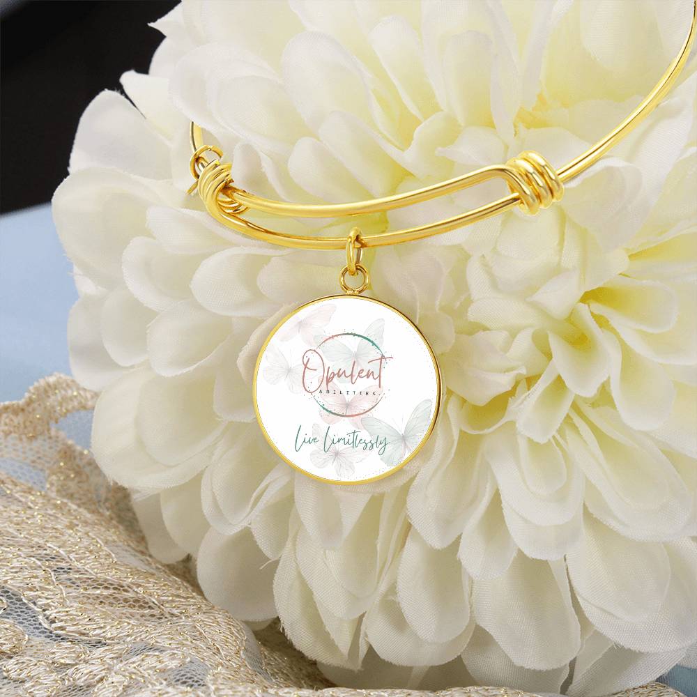 Opulent Bangle - Butterfly Logo