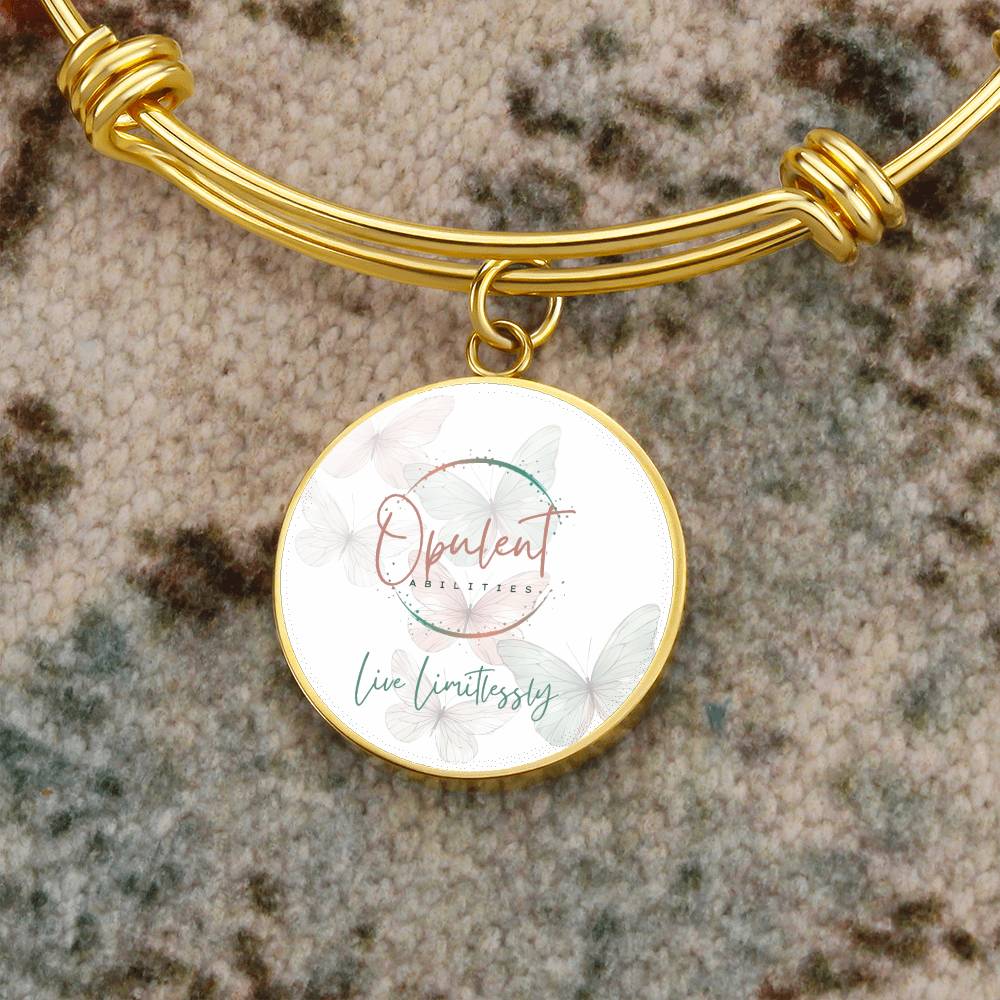 Opulent Bangle - Butterfly Logo