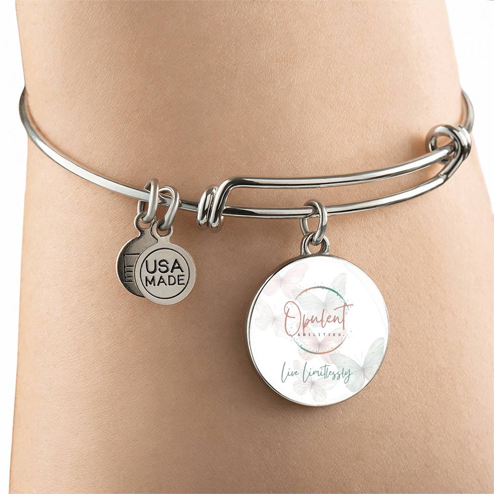 Opulent Bangle - Butterfly Logo