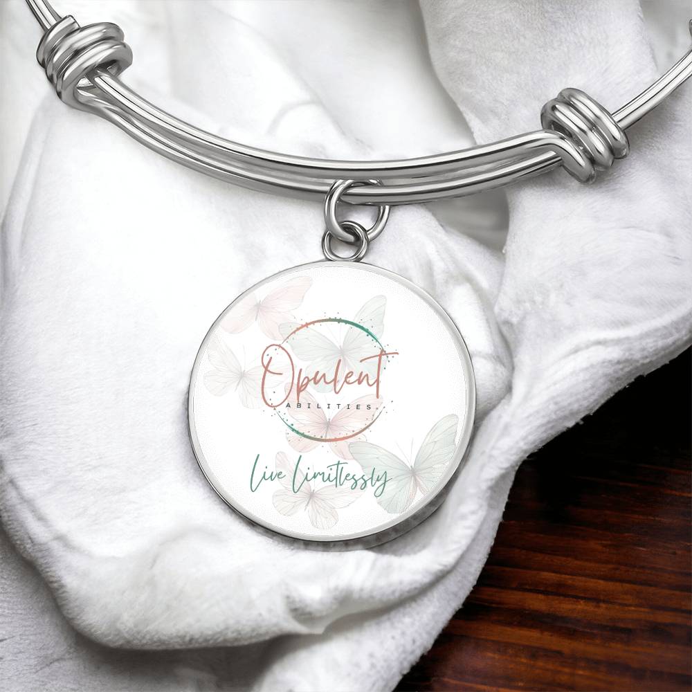 Opulent Bangle - Butterfly Logo