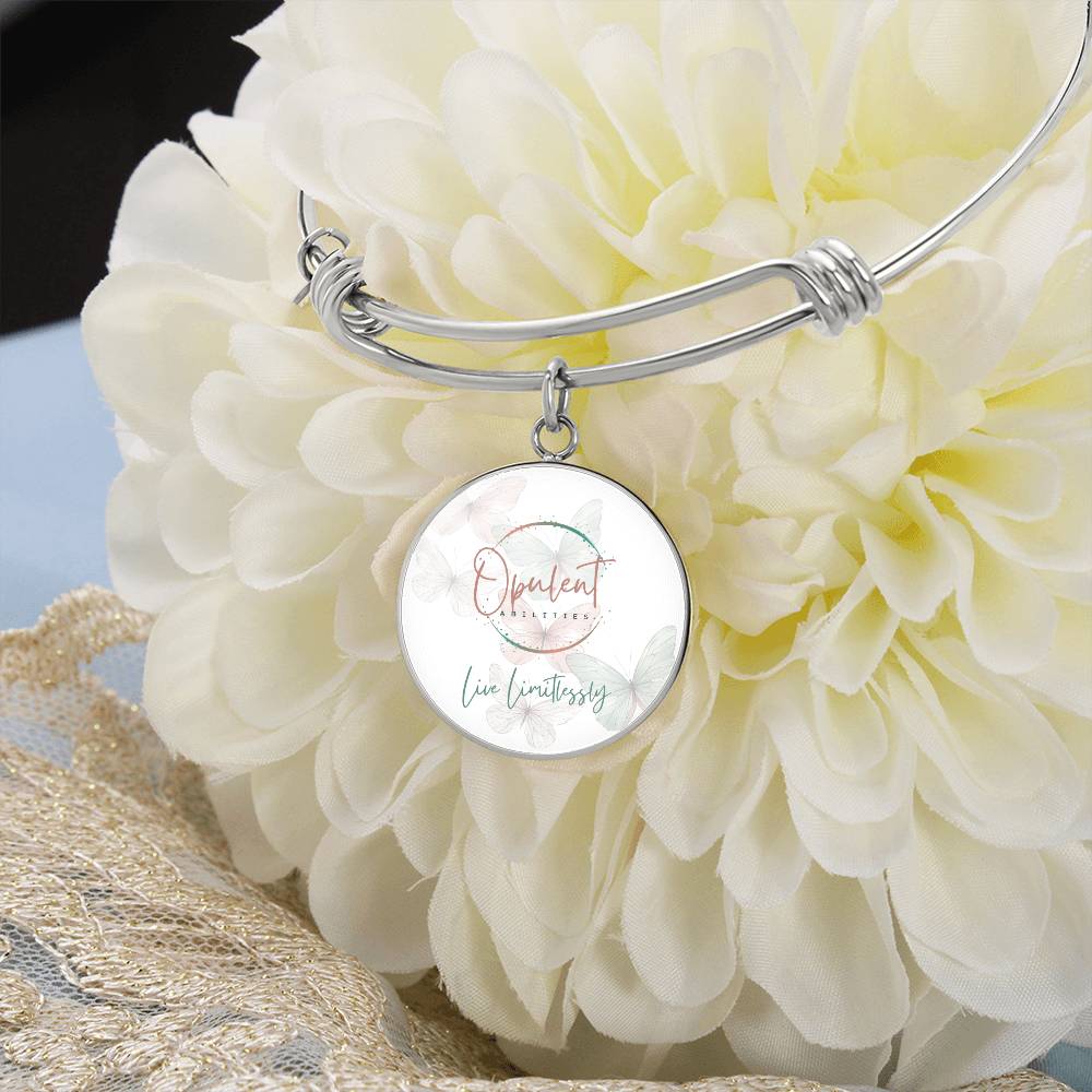 Opulent Bangle - Butterfly Logo