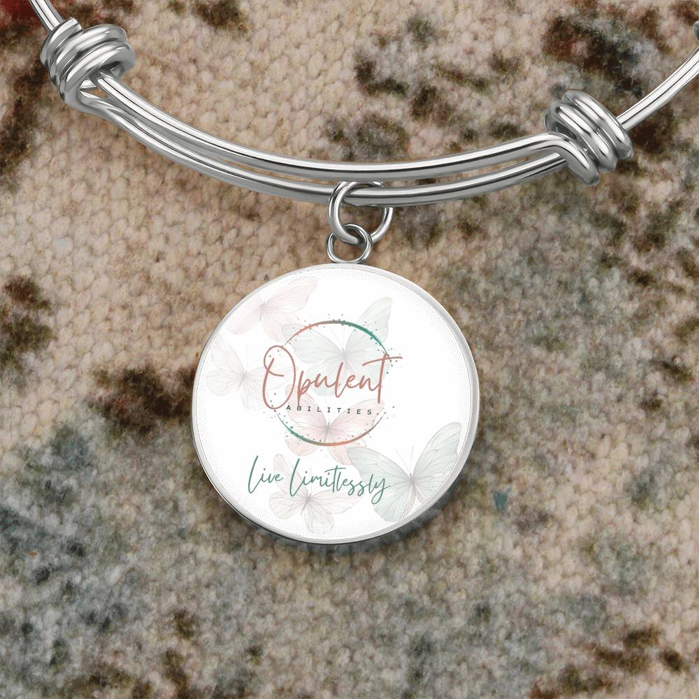 Opulent Bangle - Butterfly Logo