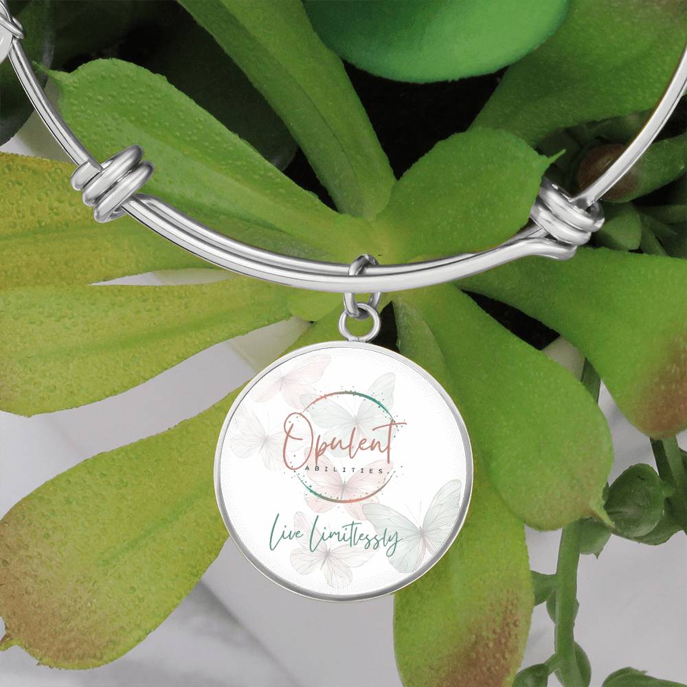 Opulent Bangle - Butterfly Logo